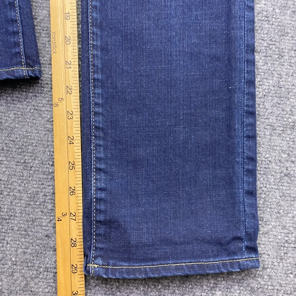 G-Star Raw Midge Straight Wmn Dark Wash Low Rise Jeans Sz 27 Grunge